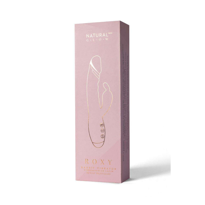 Natural Glow Αδιάβροχη Rabbit Συσκευή Δόνησης 3*22.3cm Roxy - By Upper Canada