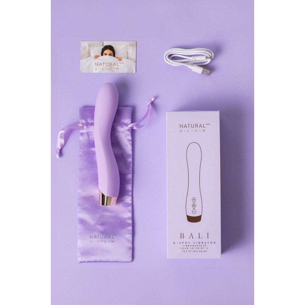 Natural Glow Αδιάβροχη Συσκευή Δόνησης 19cm για Εσωτερική & Εξωτερική Διέγερση Bali - By Upper Canada