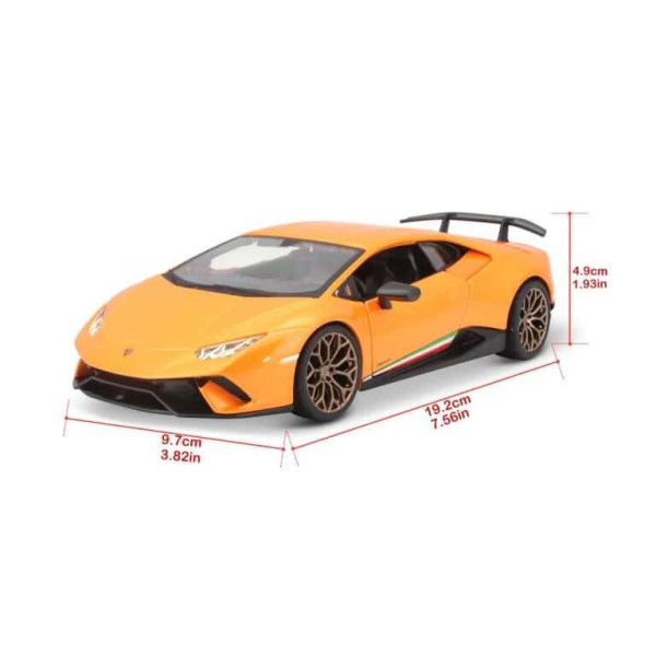 Bburago Lamborghini Huracan Performante 1/24 (Πορτοκαλί)