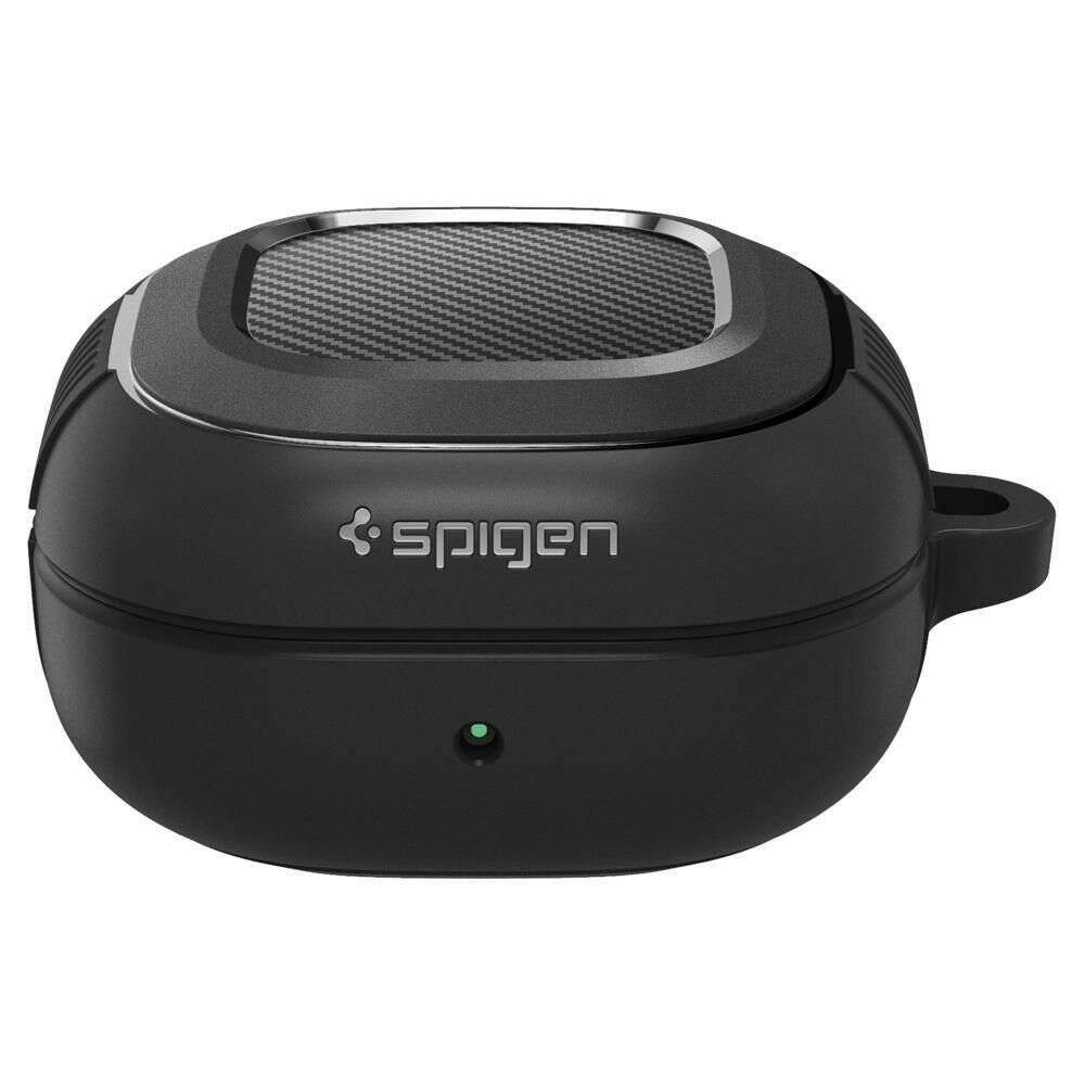 Spigen Rugged Armor Θήκη Σιλικόνης για Samsung Galaxy Buds 2 Pro / 2 / Live / Pro (Μαύρο)
