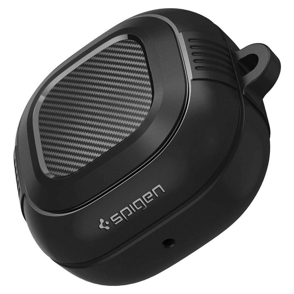 Spigen Rugged Armor Θήκη Σιλικόνης για Samsung Galaxy Buds 2 Pro / 2 / Live / Pro (Μαύρο)