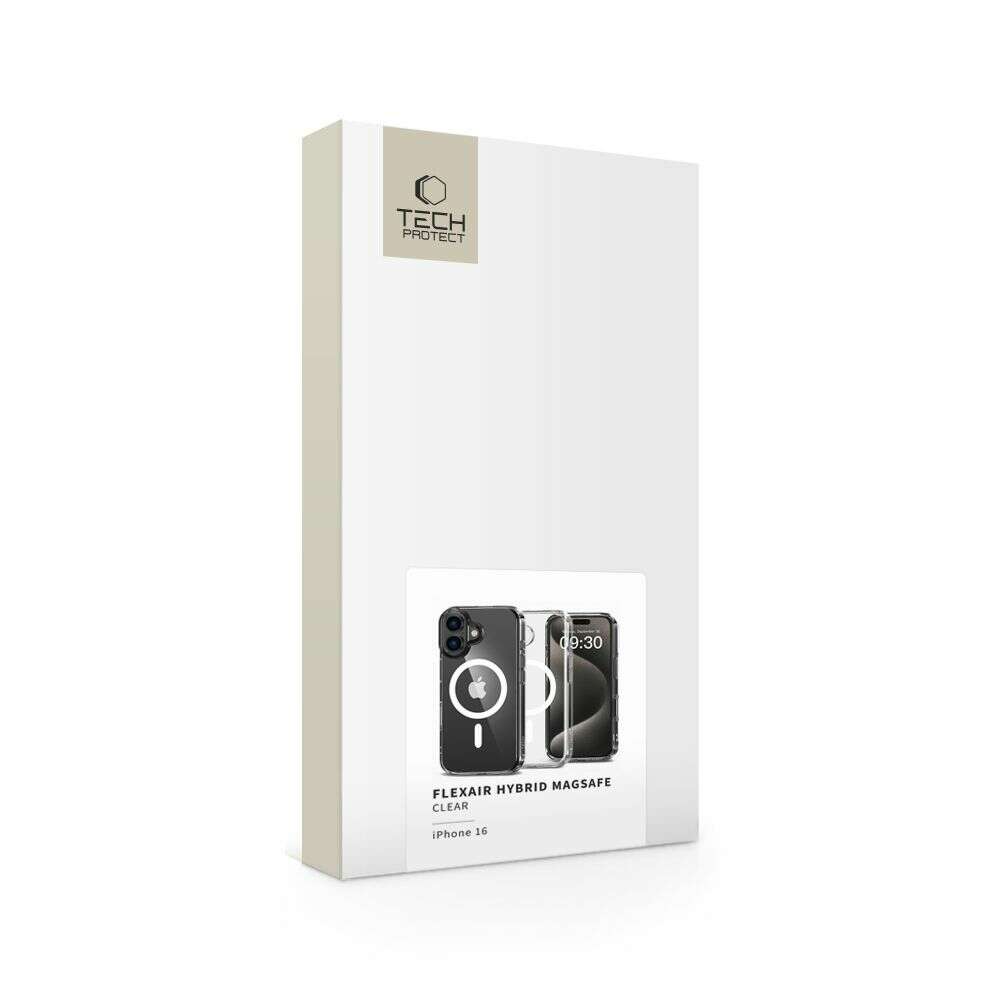 Tech-Protect Flexair Hybrid MagSafe θήκη για Apple iPhone 16 (Clear)