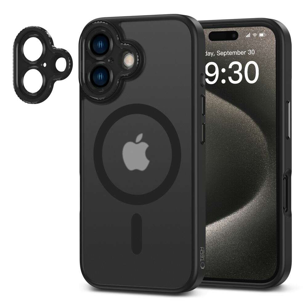 Tech-Protect Magcam MagSafe θήκη για Apple iPhone 16 (Matte Black)