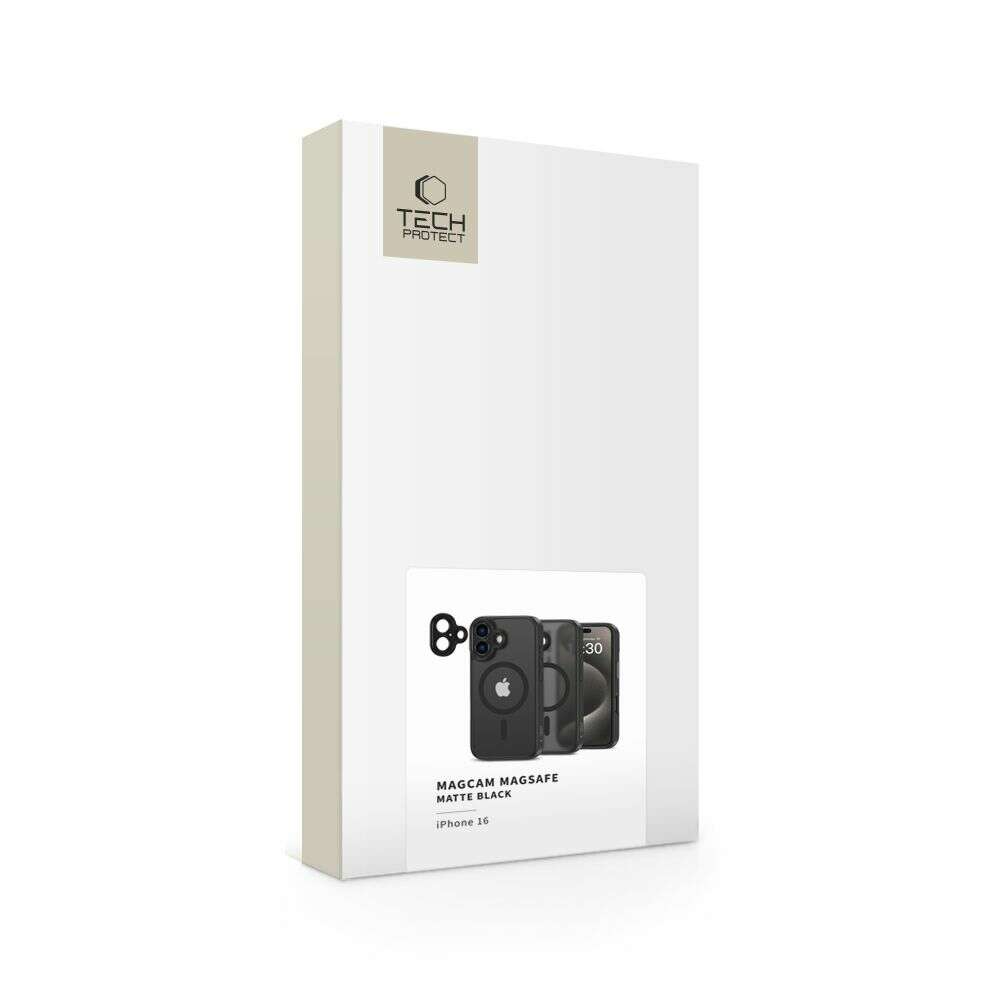 Tech-Protect Magcam MagSafe θήκη για Apple iPhone 16 (Matte Black)