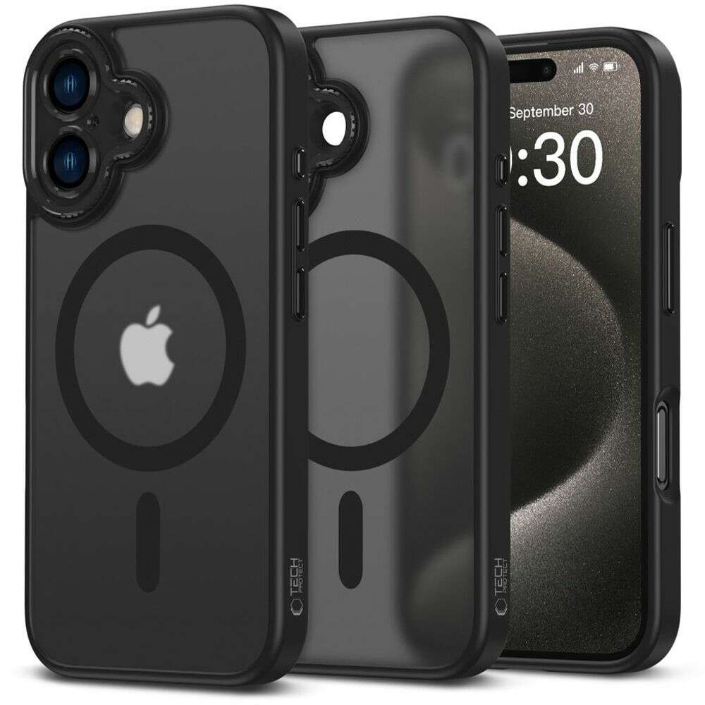 Tech-Protect Magcam MagSafe θήκη για Apple iPhone 16 (Matte Black)