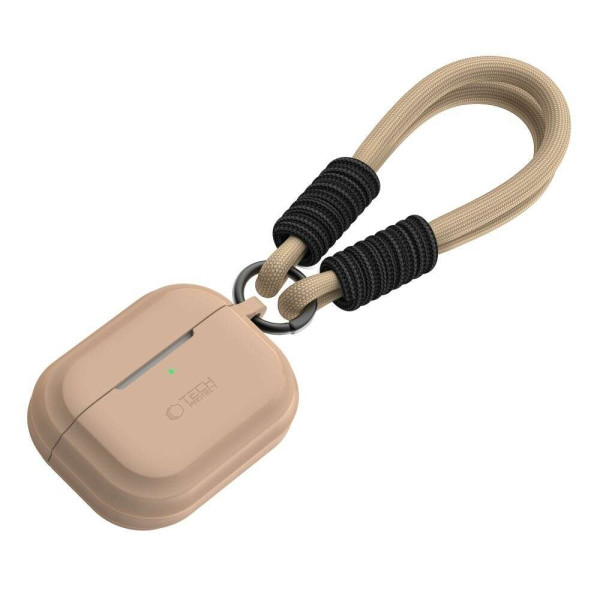 Tech-Protect Silicone Rope Θήκη για Airpods Pro 1/2 (CAFFE LATTE)