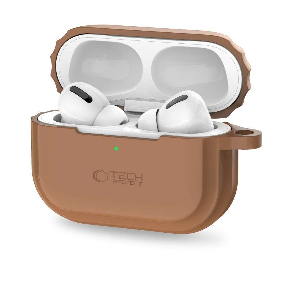 Tech-Protect Silicone Rope Θήκη για Airpods Pro 1/2 (CHOCOLATE BROWN)