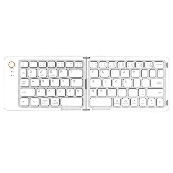 Meetion MT-BTK001 Πτυσσόμενο επαναφορτιζόμενο Πληκτρολόγιο (Λευκό)