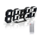 EDUP EH-LED1302B-3 3D LED ψηφιακό ρολόι με ξυπνητήρι και τηλεκοντρόλ (Μαύρο)