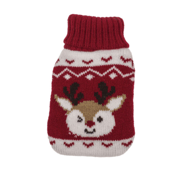 Mini Θερμοφόρα Χεριών με Πλεκτό Κάλυμμα - Rudolf