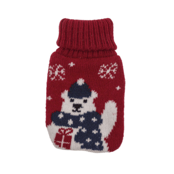 Mini Θερμοφόρα Χεριών με Πλεκτό Κάλυμμα - Bear