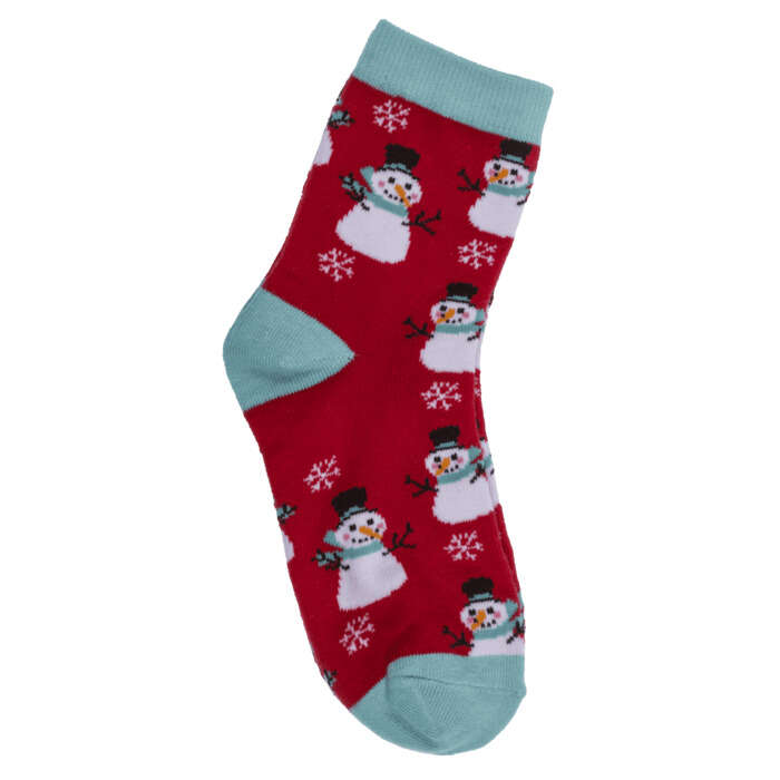Χριστουγεννιάτικες Παιδικές Κάλτσες Magic Socks - Snowman (One Size)