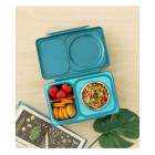 OmieBox Up Φαγητοδοχείο με 2 Ζώνες Θερμοκρασίας 1.15lt (Graphite)