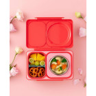 OmieBox Up Φαγητοδοχείο με 2 Ζώνες Θερμοκρασίας 1.15lt (Cherry Pink)