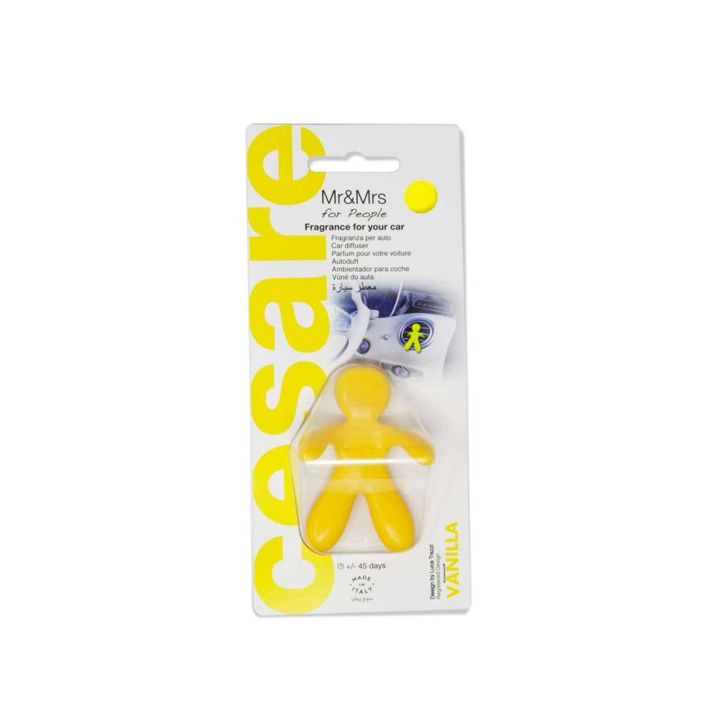 Mr&Mrs Fragrance Αρωματικό Αυτοκινήτου Cesare Blister Vanilla