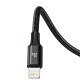 Καλώδιο Baseus CAMLT-SC01 Type-C σε Type-C / Lightning / micro USB 20W 1.5m (Μαύρο)