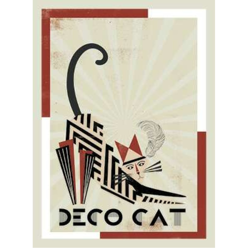 Brainfood Σημειωματάριο Γάτες Art Deco (10.3 x 14 cm)