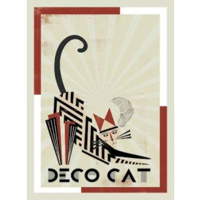 Brainfood Σημειωματάριο Γάτες Art Deco (10.3 x 14 cm)
