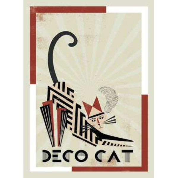 Brainfood Σημειωματάριο Γάτες Art Deco (10.3 x 14 cm)