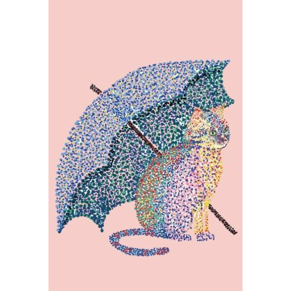 Brainfood Σημειωματάριο Γάτες Πουαντιγισμός (21 x 14 cm)