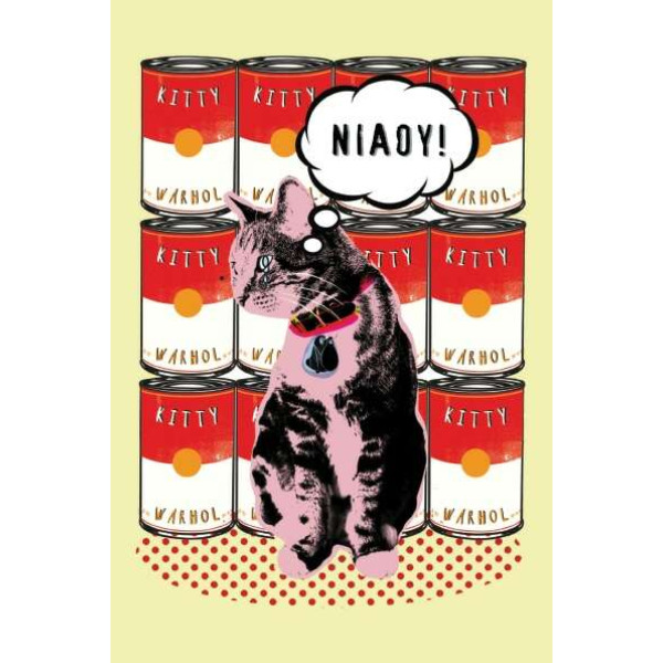 Brainfood Σημειωματάριο Γάτες Ποπ Αρτ (21 x 14 cm)