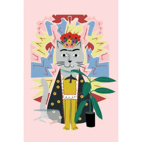 Brainfood Σημειωματάριο Γάτες Μαγικός Ρεαλισμός (21 x 14 cm)