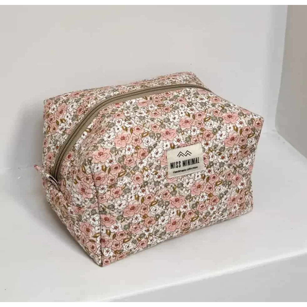 Miss Minimal Zipper Box Νεσεσέρ Pink Forest (22 x 13 x 23 cm)