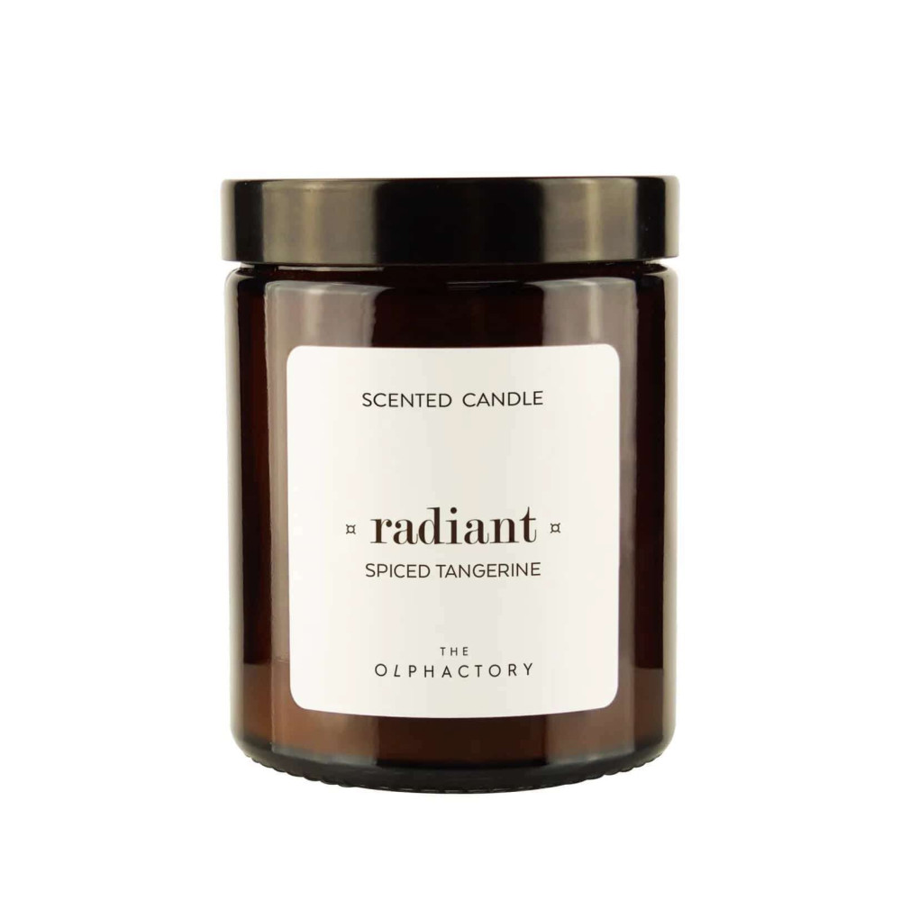 Ambientair Tangerine Φυτικό Αρωματικό Κερί με Καπάκι 135gr, Radiant - The Olphactor