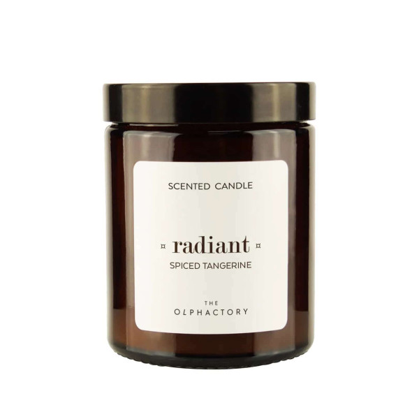 Ambientair Tangerine Φυτικό Αρωματικό Κερί με Καπάκι 135gr, Radiant - The Olphactor
