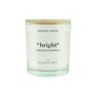 Ambientair Orange & Cinnamon Φυτικό αρωματικό κερί με καπάκι 200gr, Bright - The Olphactory