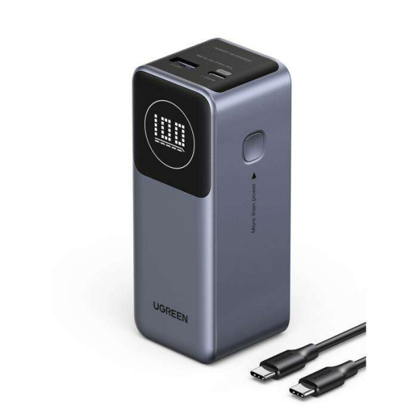 Ugreen PB724/35526B Power Bank 12000mAh 100W PDx1 & QC3.0x1 (Μαύρο)