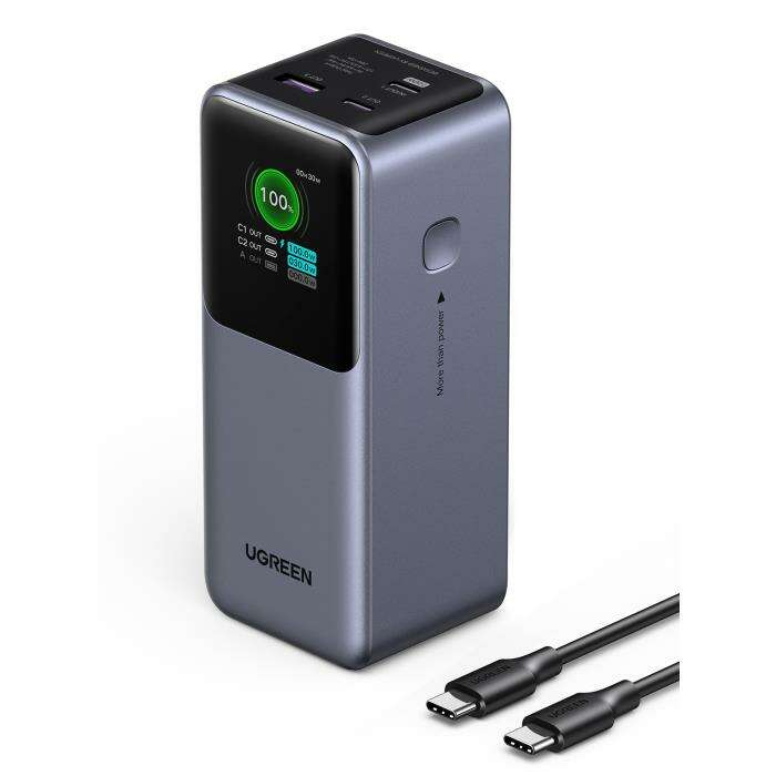 Ugreen PB721/35524B Power Bank 20000mAh 130W PDx2 & QC3.0x1 (Μαύρο)