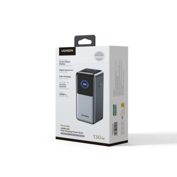 Ugreen PB721/35524B Power Bank 20000mAh 130W PDx2 & QC3.0x1 (Μαύρο)