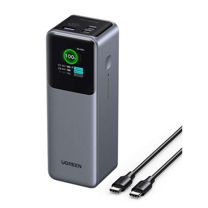 Ugreen PB722/35525B Power Bank 25000mAh 200W PDx2 & QC3.0x1 (Μαύρο)