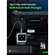 Ugreen CD361/25685B Nexode RG φορτιστής GaN 65W PDx2+QC4.0 (Grey)