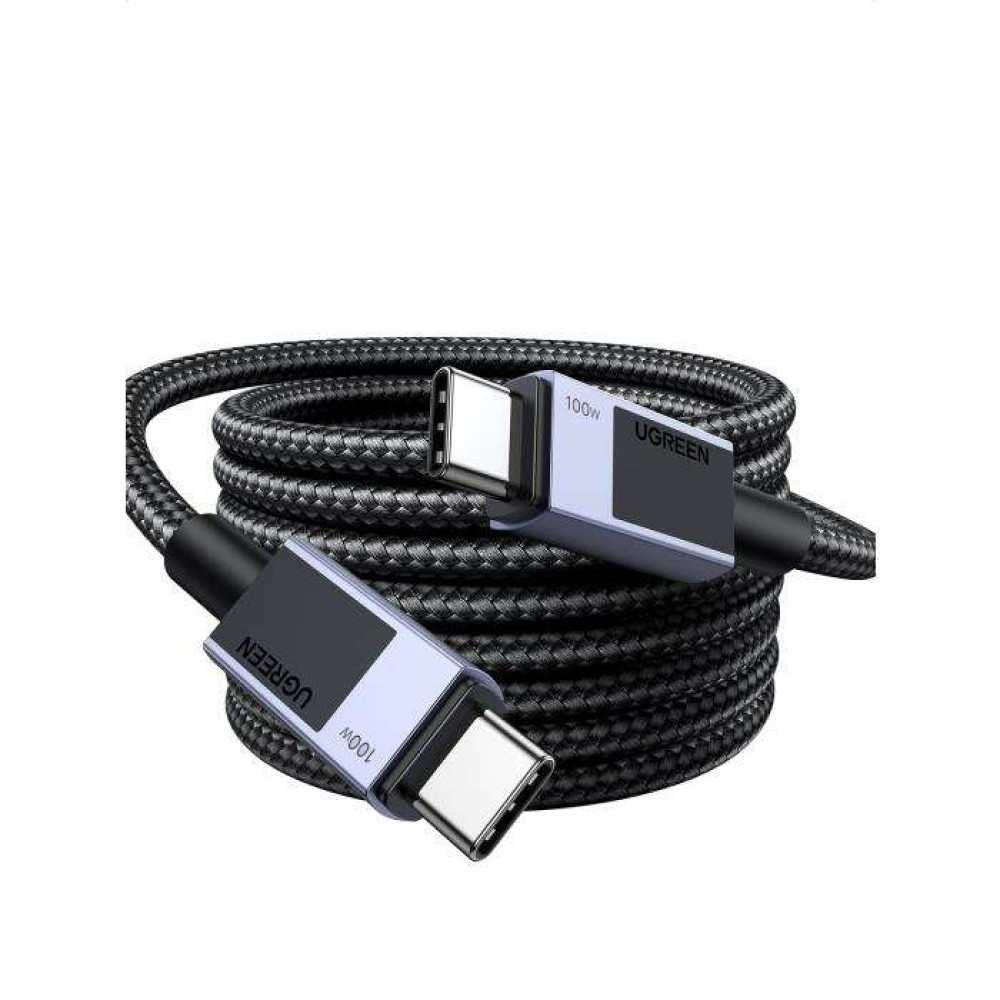 Καλώδιο Ugreen 45065 Charging Cable 100W L512 TYPE-C σε TYPE-C 5A 3m (Μαύρο)