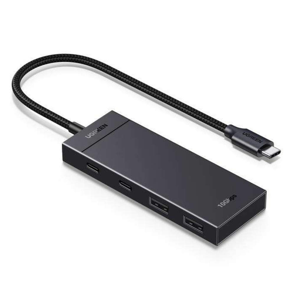 Ugreen CM806/35583 4 σε 1 Hub Type-C σε  2xUSB-A + 2xUSB-C (Μαύρο) 