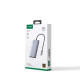 Ugreen CM639/35588 Type-C Hub 8 in1 σε  2xUSB3.2+2xUSB-C3.2+2xHDMI+1xVGA+PD (Γκρι)