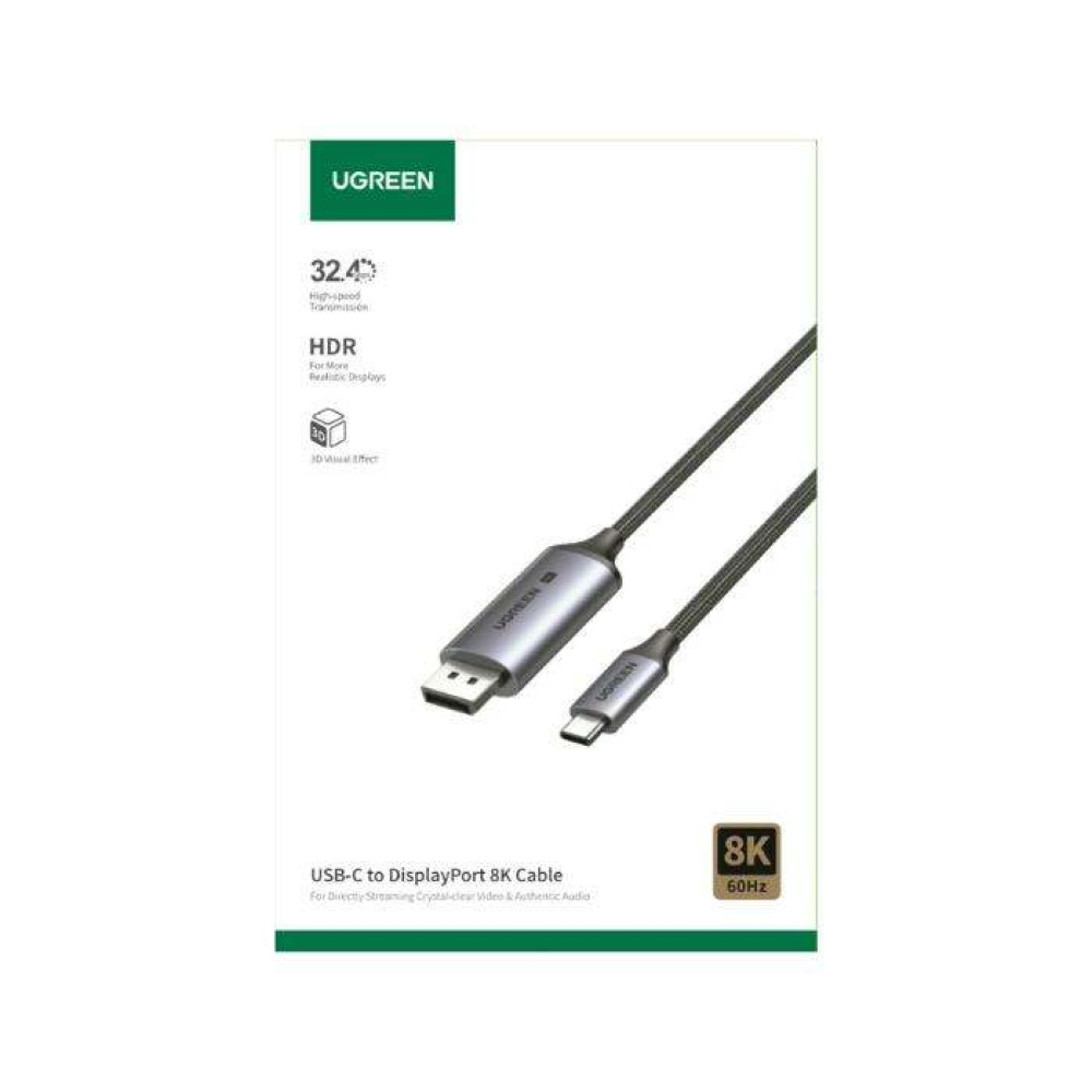 Ugreen CM556/25839 Καλώδιο Type-C σε DisplayPort 8K/60Hz 3m