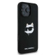 Karl Lagerfeld KLHMP16LSCHPPLK Θήκη Backcover για Apple iPhone 16 Pro (Sil Choupette Head Print) (Μαύρο)