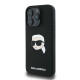 Karl Lagerfeld KLHMP16XSKHPPLK Θήκη Backcover για Apple iPhone 16 Pro Max (Sil KL Head Print) (Μαύρο)