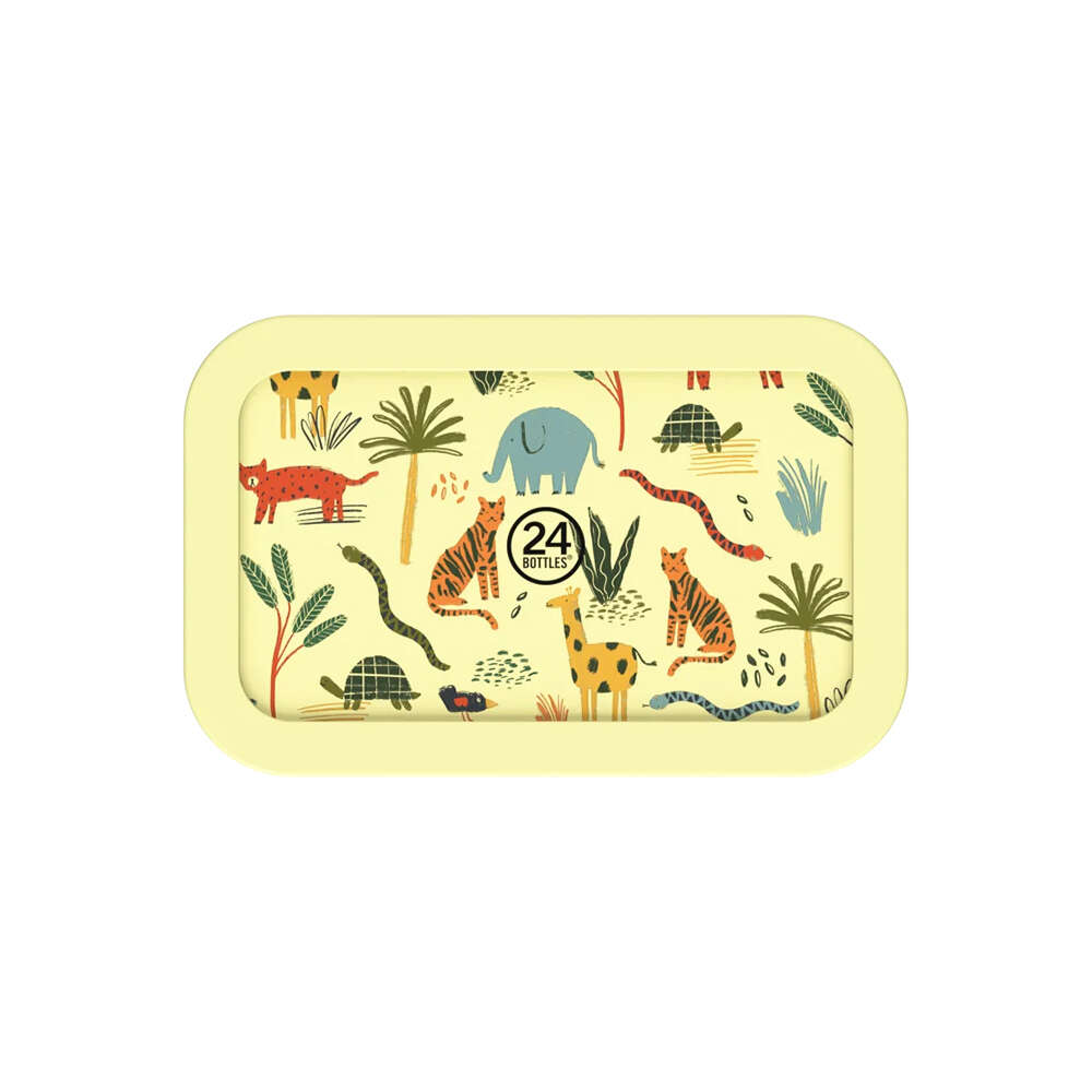 24Bottles Snack Box Ανοξείδωτο Φαγητοδοχείο 700ml (Jungle Friends)