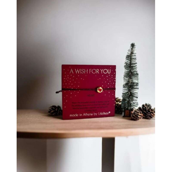 LifeLikes Βραχιόλι Ευχούλα Heart