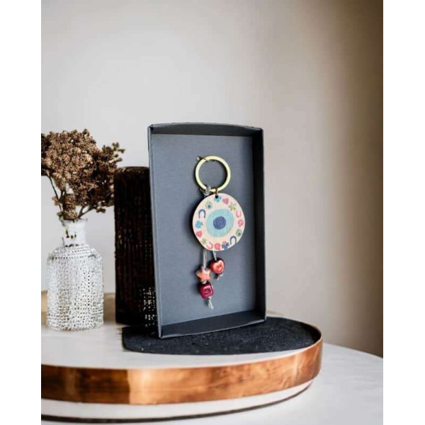 LifeLikes Γουράκι Μπρελόκ Μάτι με Σύμβολα