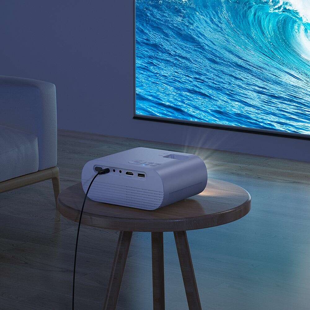 HOCO DT1 προτζέκτορας Wi-Fi Bluetooth 720P (Λευκό)