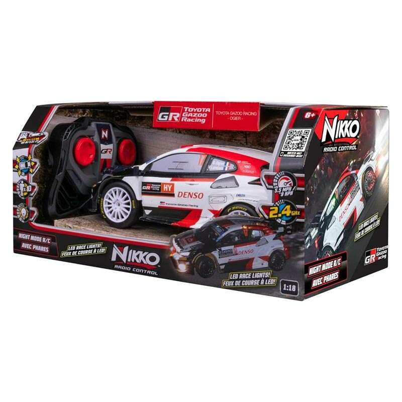 Τηλεκατευθυνόμενο Nikko Toyota Gazoo Racing Monte Carlo Rally 2023 Kalle Rovanpera (Night Mode) 1:18