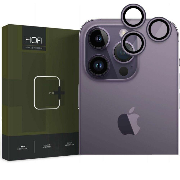 Hofi CAMRING PRO+ Camera Tempered Glass για Apple iPhone 14 Pro /14 Pro Max (Deep Purple)
