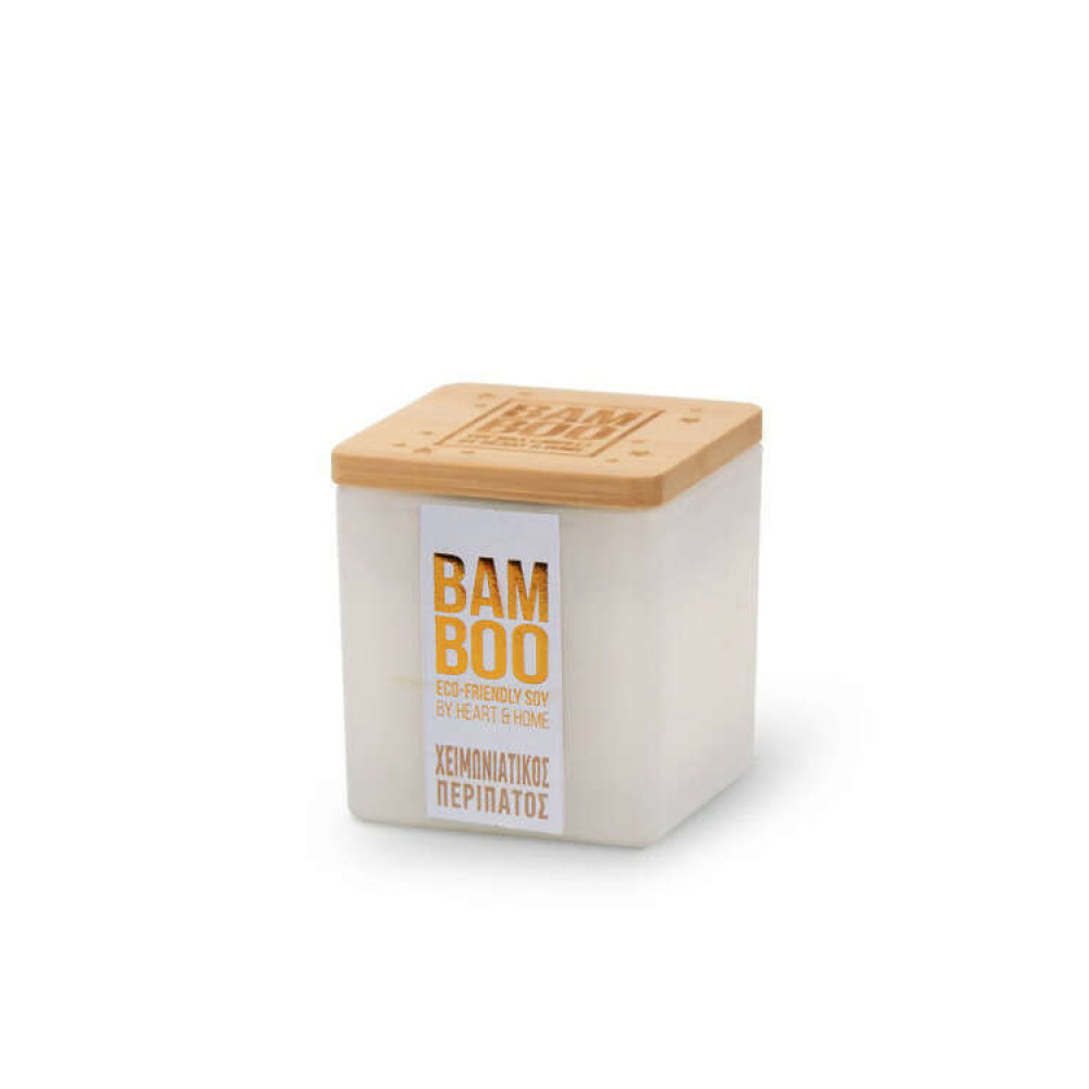 Heart & Home Bamboo Collection Αρωματικό Κερί Χειμωνιάτικος Περίπατος (20 ωρών)