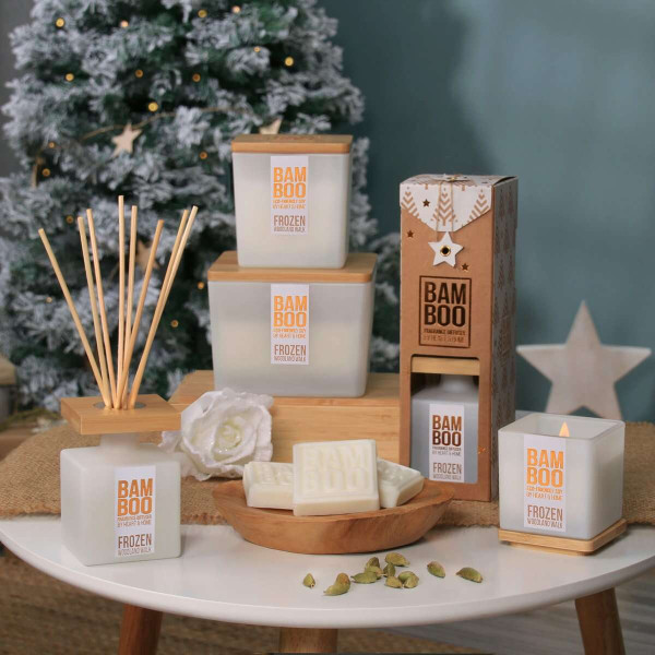 Heart & Home Bamboo Collection Αρωματικό Κερί Χειμωνιάτικος Περίπατος (20 ωρών)