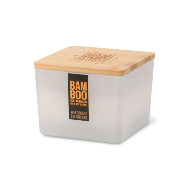 Heart & Home Bamboo Collection Αρωματικό Κερί Η Θαλπωρή της Φωτιάς (20 ωρών)